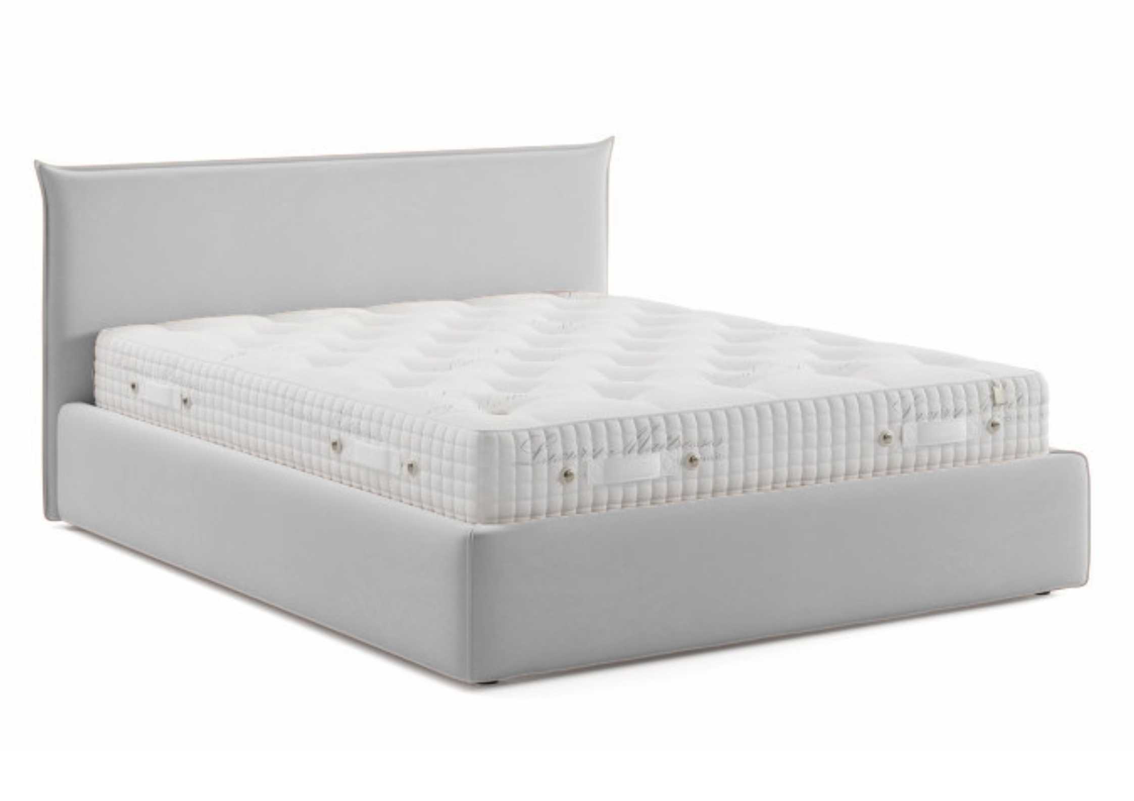 Szare łóżko 160x200cm